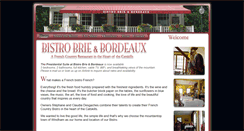 Desktop Screenshot of bistrobrieandbordeaux.com